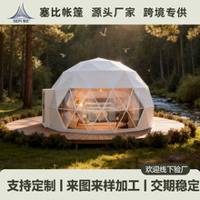 直径6米PVC球形帐篷 户外露营星空房住宿体验 厂家支持多规格定制