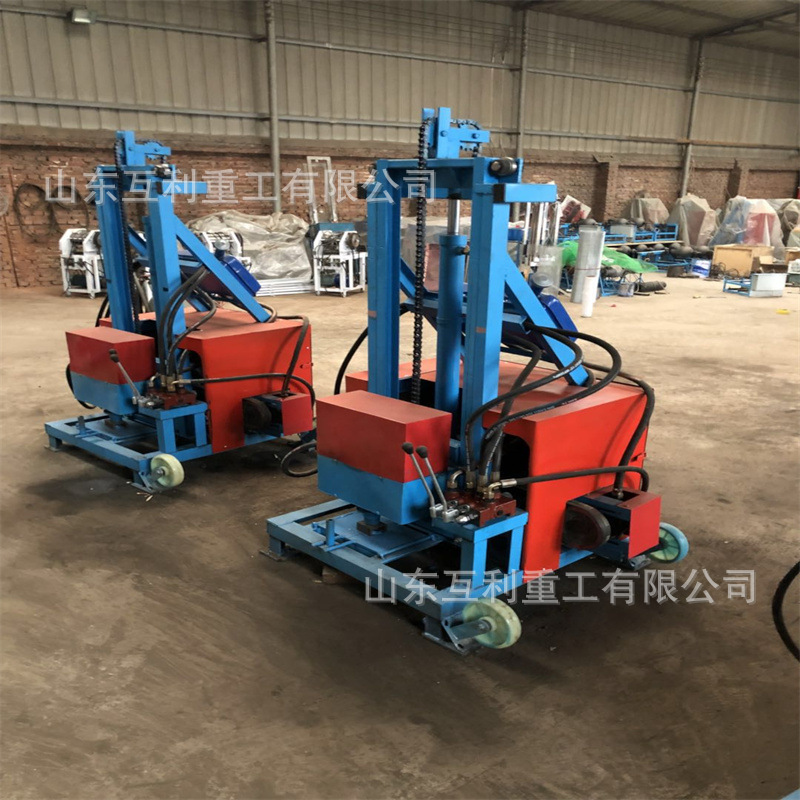 液压打井机钻井机 轮胎牵引式打井机 家用农田灌溉打井机