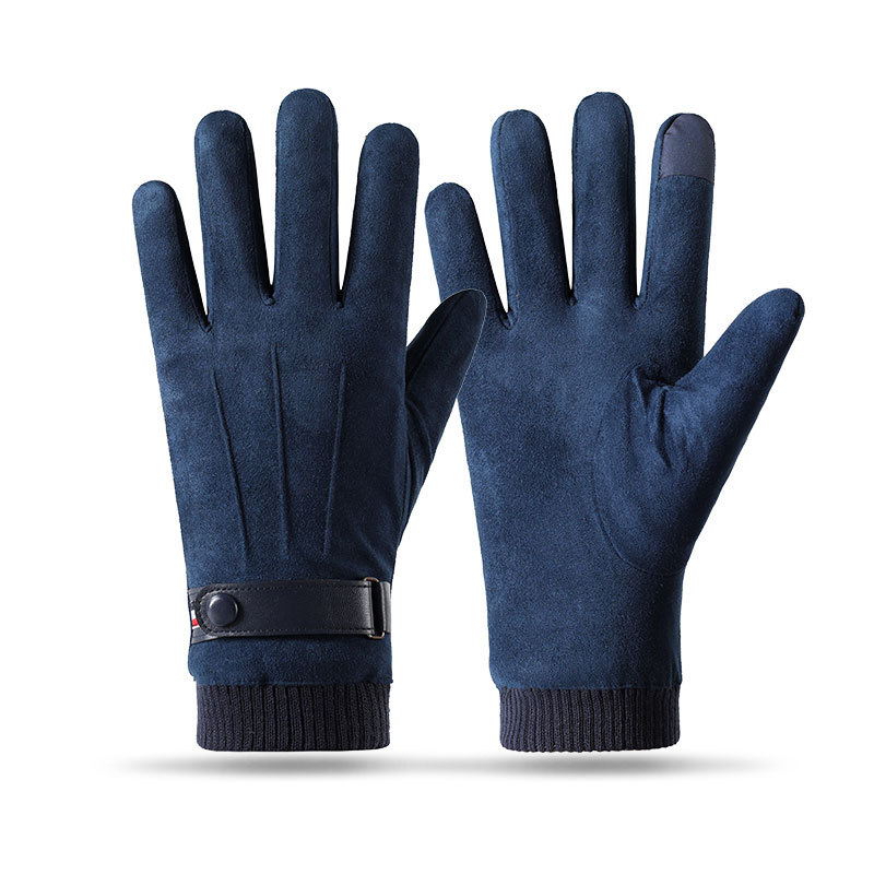 Men's Winter Cycling Gloves Touchscreen Compatible Fleece Lined_voghion.com
