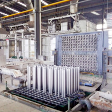 铝合金铸造设备铝棒铸造设备同水平热顶铸造模台精密铸造电加热