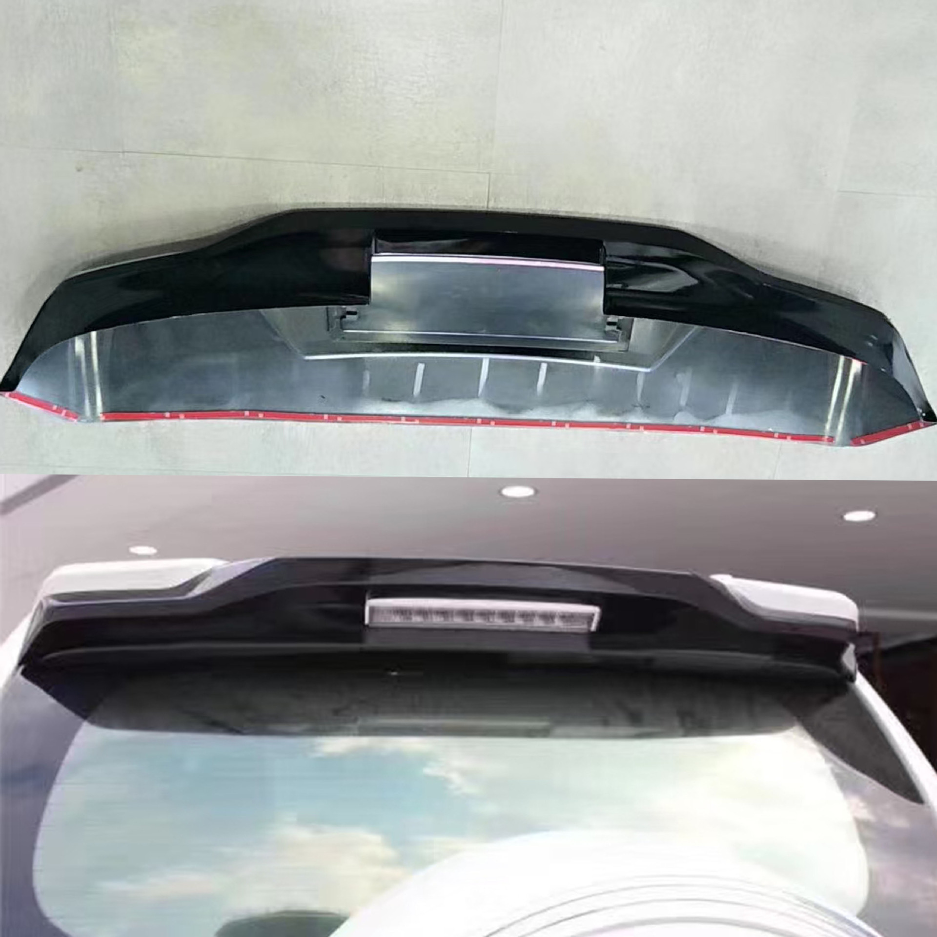 Suitable for 10-29 Prado Domineering Rear Wing Roof Wing Fixed Wind Wing Trd Rear Wing Upgrade and Modification