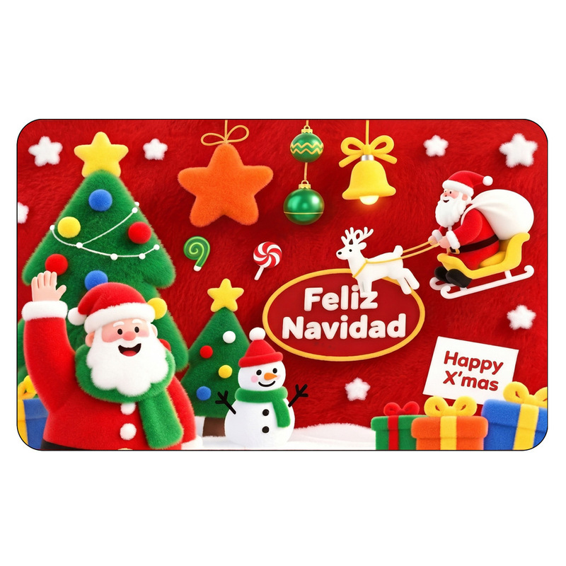 Christmas Foreign Trade Crystal Velvet Non-Slip and Stain-Resistant Cartoon Children's Entrance Doormat, Direct from the Manufacturer, Ultra-Low Price Door Mat Christmas Foreign Trade Crystal Velvet Non-Slip and Stain-Resistant Cartoon Children's Entrance Doormat, Direct from the Manufacturer, Ultra-Low Price Door Mat