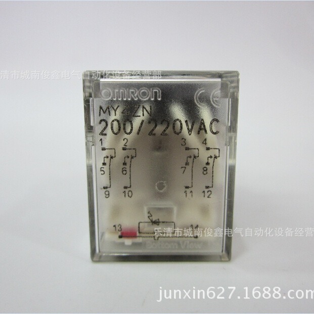 原装正品小型中间继电器MY4ZN AC220V 14脚