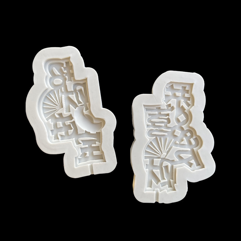 Gongxi Fai Cai Jinbao estilo chino molde de silicona pastel chocolate Lollipop tarjeta