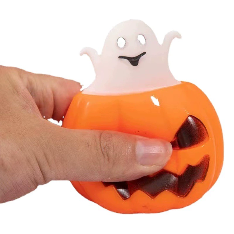 Светоизлучающий яркий тыквенный трюк щепотка музыка Хэллоуин День дурака декомпрессия всего человека декомпрессионный артефакт щепотка музыкальная игрушка