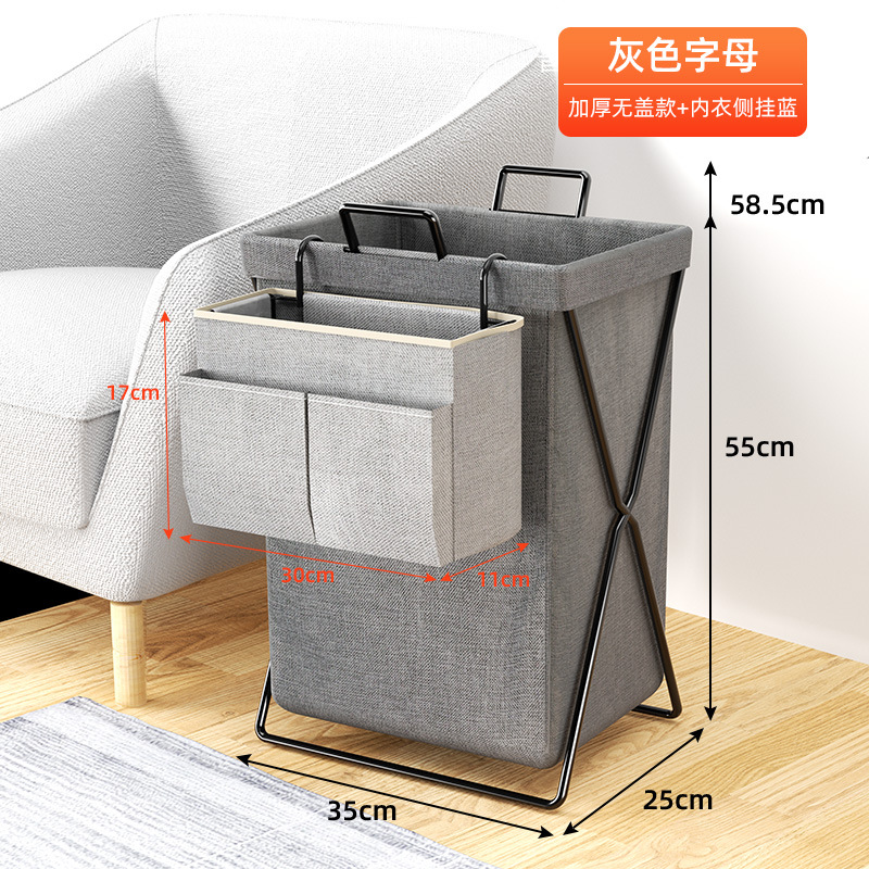 Cesta de lavandería ropa sucia cesta de almacenamiento cesta de lavandería plegable hogar Baño sala de estar lavandería cesta de la ropa bolsa