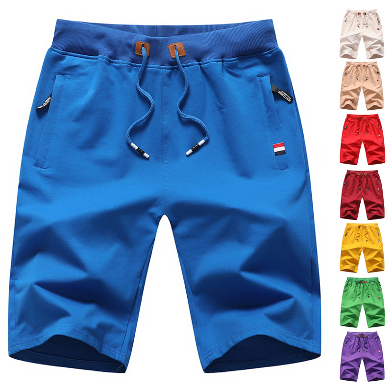 Customized Amazon Shorts Men's Quarter Pants Knitted Cotton Shorts Youth Trendy Sports Pants Cross-Border Large Size Summer Customized Amazon Shorts Men's Quarter Pants Knitted Cotton Shorts Youth Trendy Sports Pants Cross-Border Large Size Summer