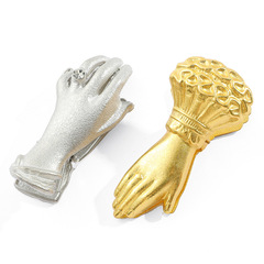 復古富貴之手手賬夾貴婦之手小號磨砂金銀色手賬夾批發