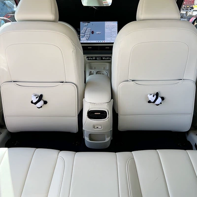 Chair back anti-kick pad: protector, anti-dirt protective rear seat mat - papa-panda-oula-5-rear-seat-anti-kick-pads-3-piece-set-dawn-white