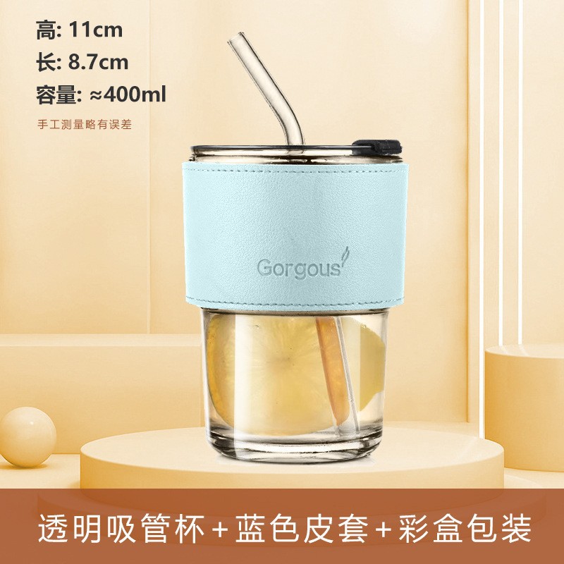 Taza portátil de fibra de bambú con pajita y logo personalizado Regalo promocional al por mayor