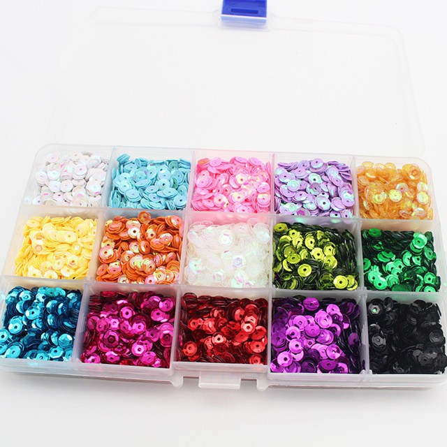 Wedding Dress Accessories Classification 1 Box Quantity 1 Box Plastic Solid Color DIY Sequin