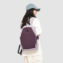 2026春夏新款女大学生撞色旅行包轻便休闲水洗布背包登山包书包