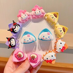 子供のサンリオの漫画の猫の耳の小さいつかみはかわいい赤ちゃんを傷つけません。