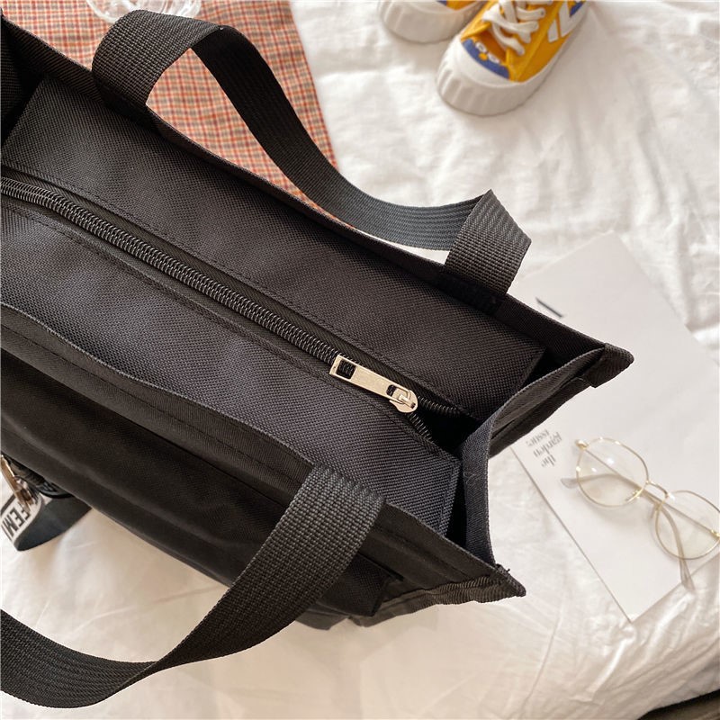 방수 캔버스 A4 도구 가방 남성과 여성을위한 학생 핸드백 어린이 예술 숙제 도구 가방 작은 운반 책 LINGXING