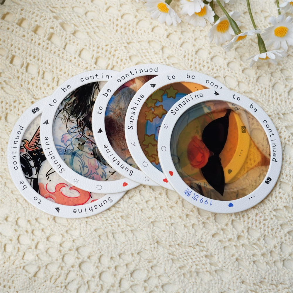 Круглая обратная пленка клип 135 кадр DIY Polaroid рамка прозрачная карта слайд положительная пленка отрицательная фоторамка