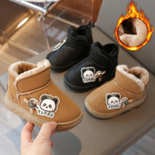 儿童雪地棉2024年冬季爆款可爱卡通保暖女童短靴男宝宝加绒棉靴子