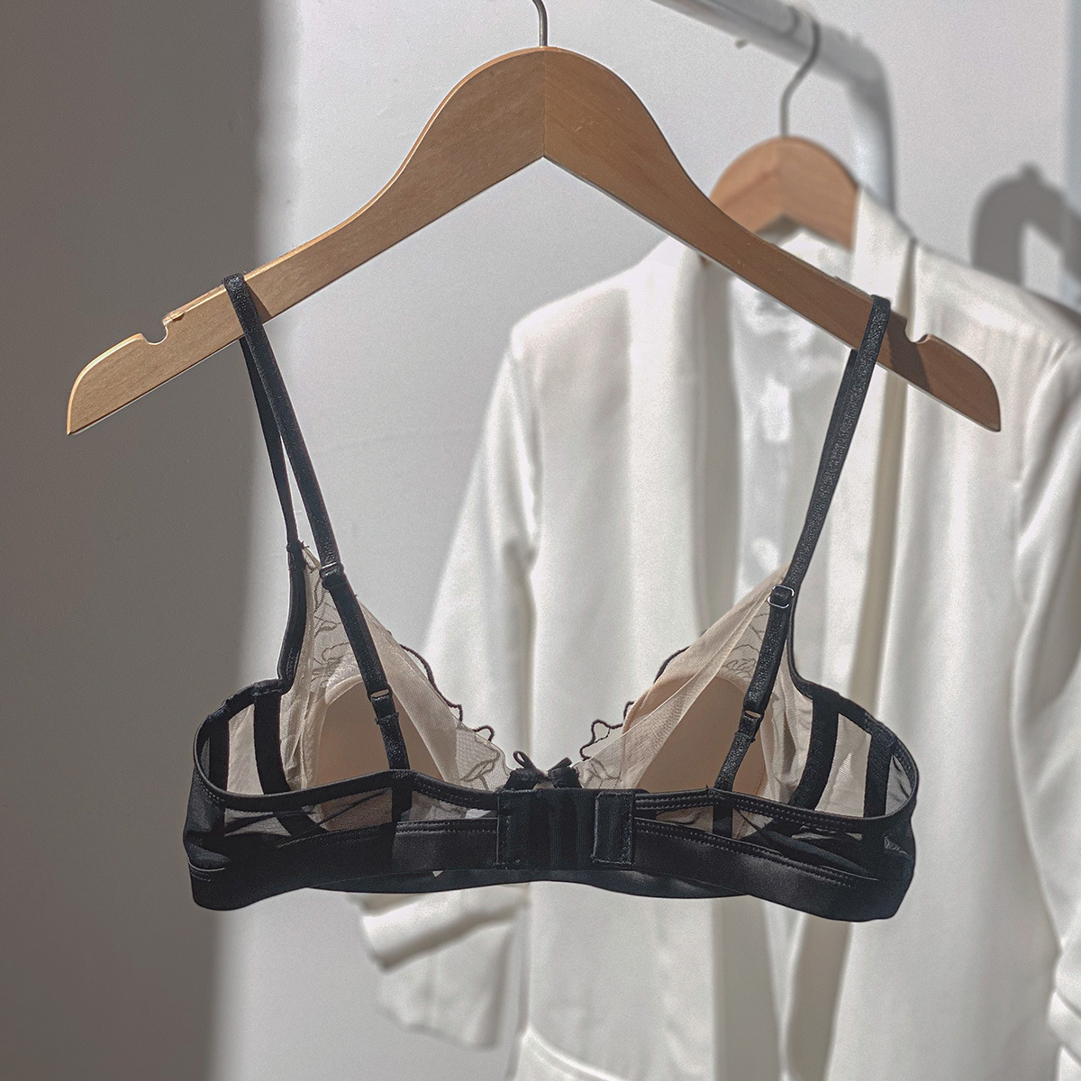Dessous weibliche Sommer dnne groe Brste zeigen kleine sexy BH Hasen  ohren Anti-Sagging-BHs Frauen Unterwsche - AliExpress 200574005