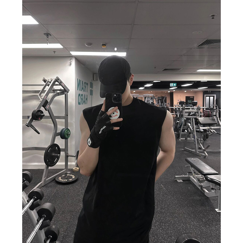 Waistcoat men's summer new fitness inside sports quick-drying sleeveless t-shirt base shirt foreign trade cross-border wholesale