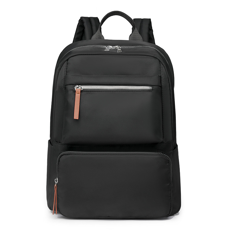 2025 nueva mochila de nailon casual para mujer, simple y versátil, mochila de viaje ligera de gran capacidad, mochila escolar para estudiantes