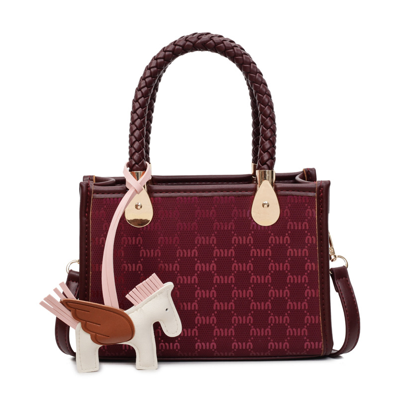 Estilo explosivo transfronterizo con un pequeño bolso cuadrado para mujer 2025 nuevo bolso de hombro tejido de todo fósforo de moda bolso de mensajero de moda