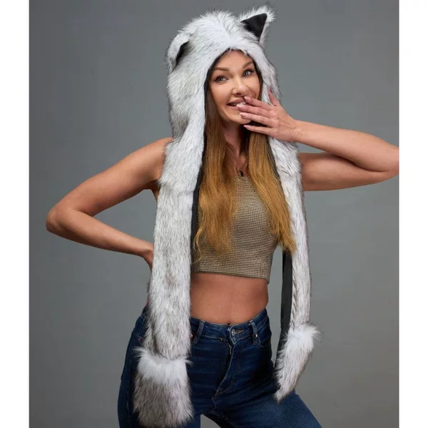 Cross-Border Amazon Xiyin Wish Halloween Christmas Plush Husky Hat, Costume Stage Performance Warm Hat