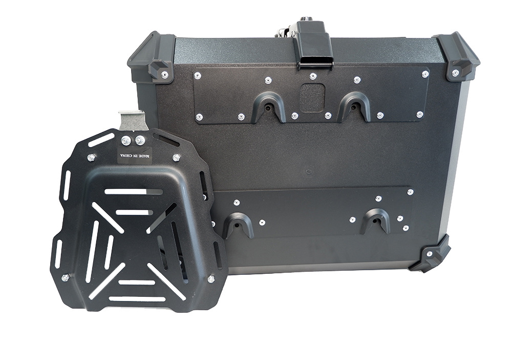 58L Electric Vehicle Rear Trunk Plastic Trunk Abs Plastic Box Storage Box Tool Box Scooter Large Capacity