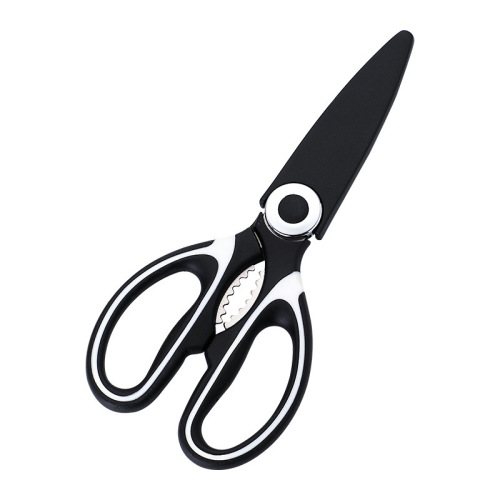 Kitchen scissors, multi-functional powerful chicken bone scissors, stainless steel household scissors for killing chickens and fish, multi-purpose special scissors