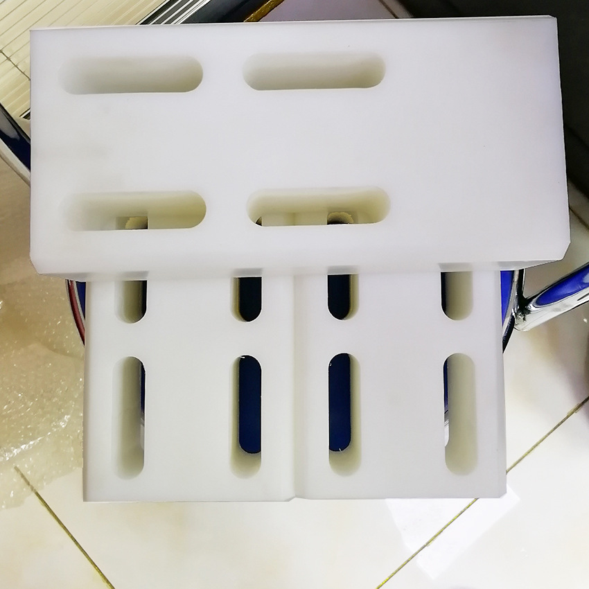 白色超高分子量聚乙烯可调滑块 图纸制做UHMW-PE滑块滑板异形件