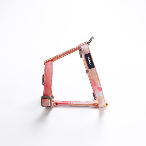 Cat traction rope gradient color pet cat traction rope I-shaped shoulder set cat traction pet supplies wholesale