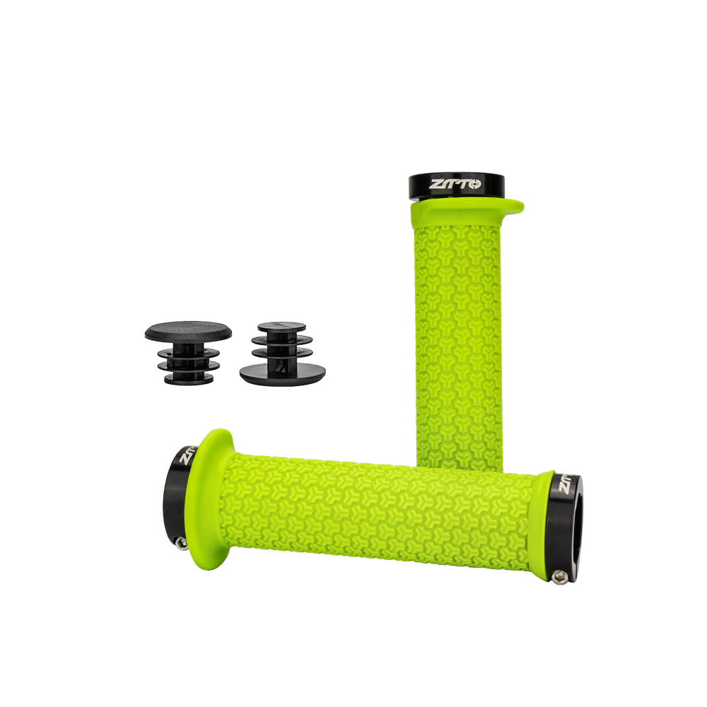 ZTTO Bicicleta de montaña Cubierta de mango universal Cubierta de mango de silicona Cubierta de agarre antideslizante Guantes de manillar plegables de vuelo muerto