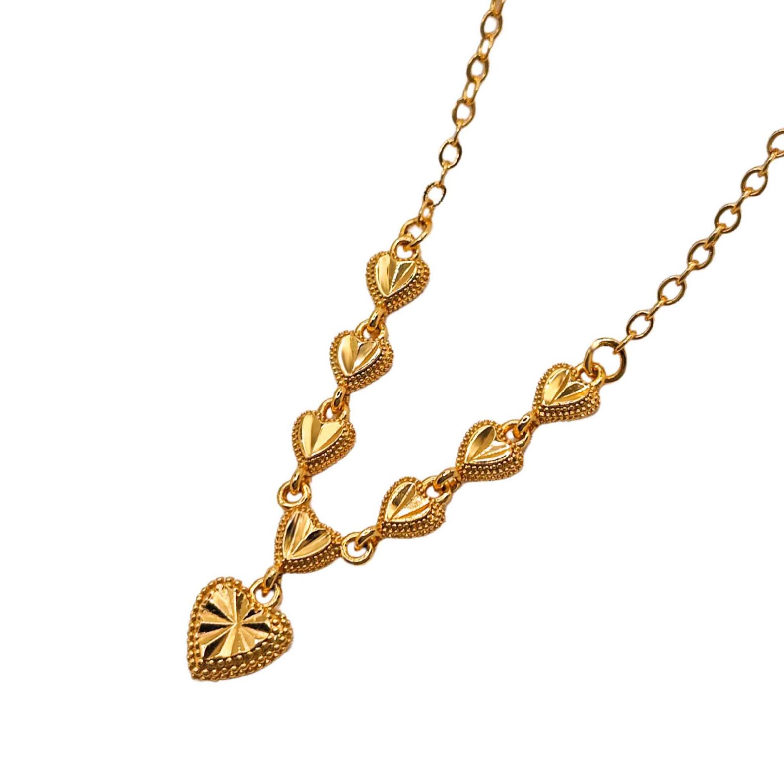Two-tone Layered Chain Necklace Set Gold And Silver Minimalist_voghion.com