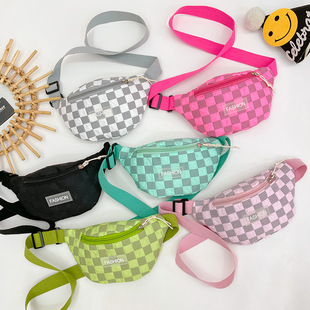 2022 New Korean Style Children's Bag INS Trendy Baby Boys and Girls Chest Bag Sports Girl's Accessories Coin Purse