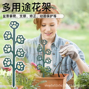 Cross-Border Popular Cat's Claw Flower Stand, Plant Climbing Cat's Claw Flower Stand, Potted Plant Stand, Plant Flower Green Radish Support Flower Stand