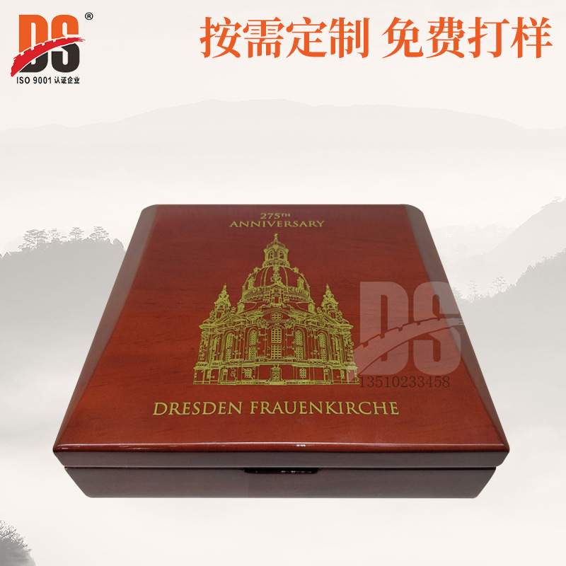 批发纪念币实木礼品盒 红木礼品盒 实木礼品盒工厂实木礼品盒厂家