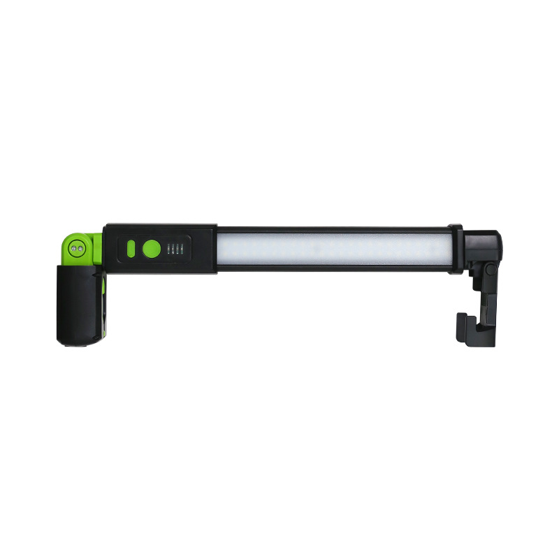 Dingzhi 1200lm LED Aluminum Alloy Work Light Rechargeable Inspection Lamp (İşçi projektorları) - handheld-short-style-1200-lumens-green-434740cm