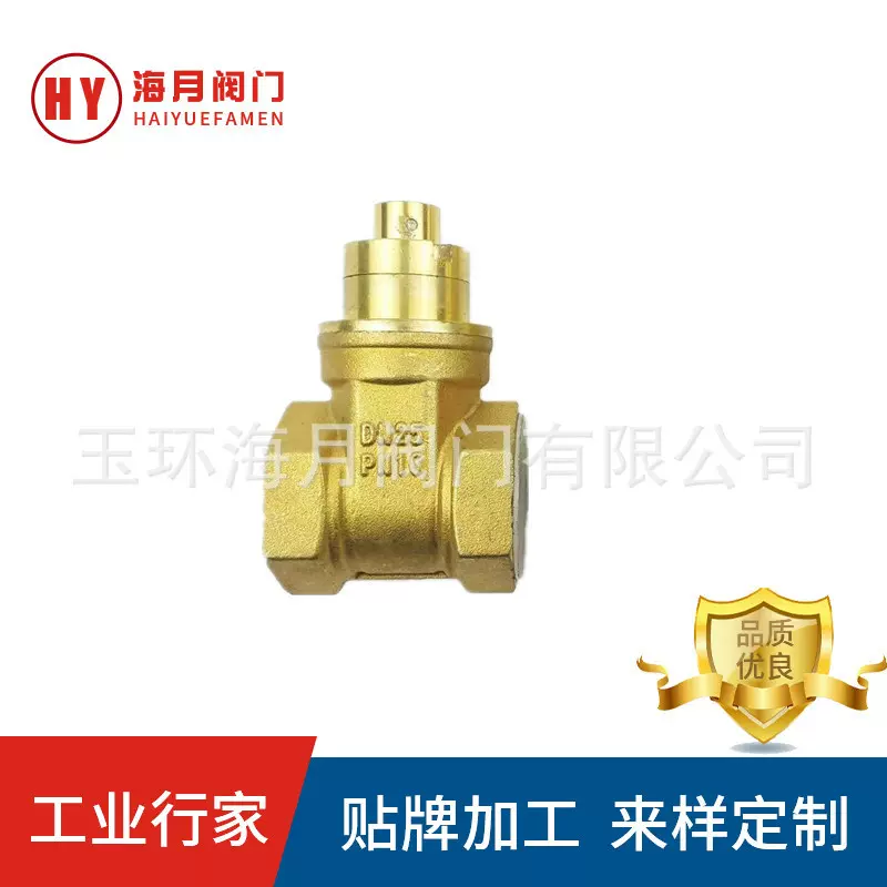 磁性加密锁闭闸阀黄铜锻压磁性锁闭闸阀 自来水内螺纹防盗锁闭阀