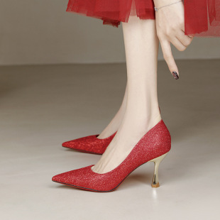 �㙉ɫ��ЬŮ2025�¿�߸�ЬŮ��������Ь�ճ��ɴ����^��Ь