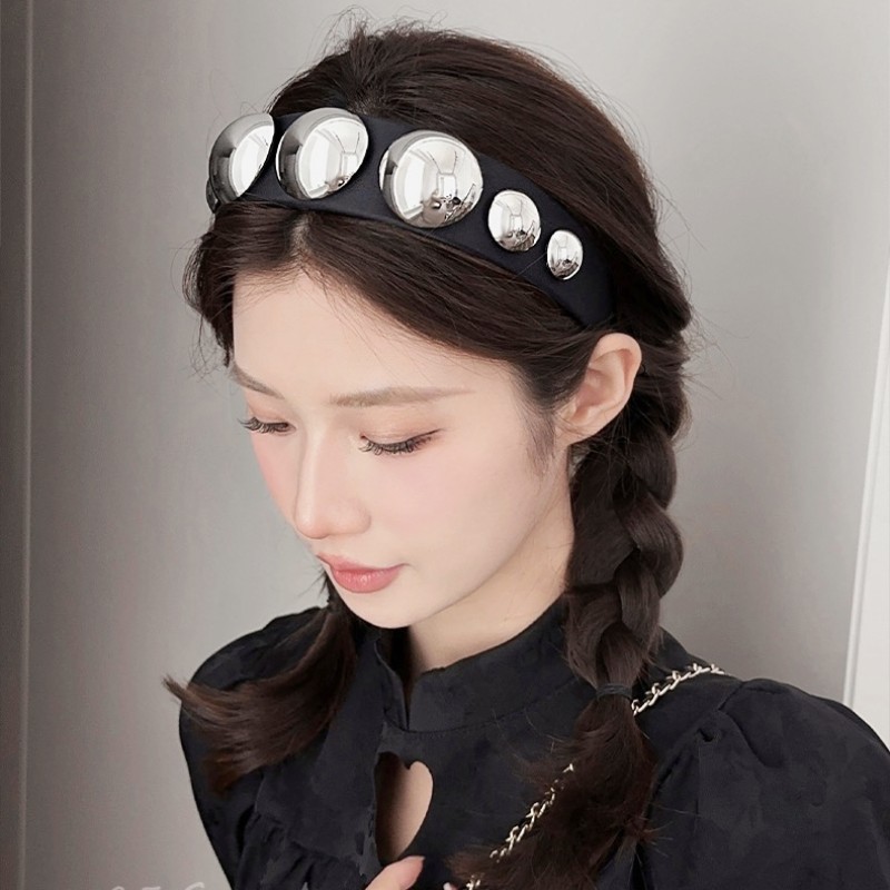 Simple Style Classic Style Color Block Plastic Cloth Handmade Hair Band display picture 5
