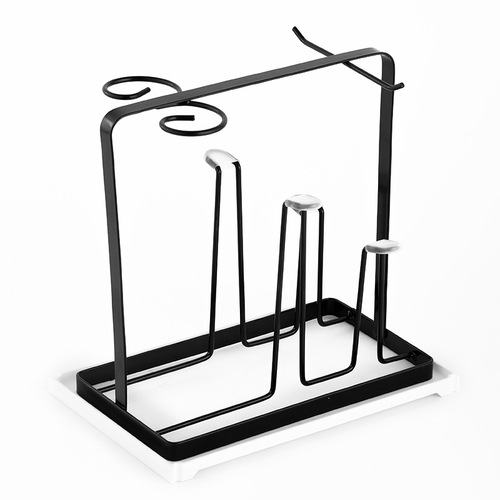 Stainless steel eight glass holder wine rack minimalist home eight glass draining rack creative red wine glass holder