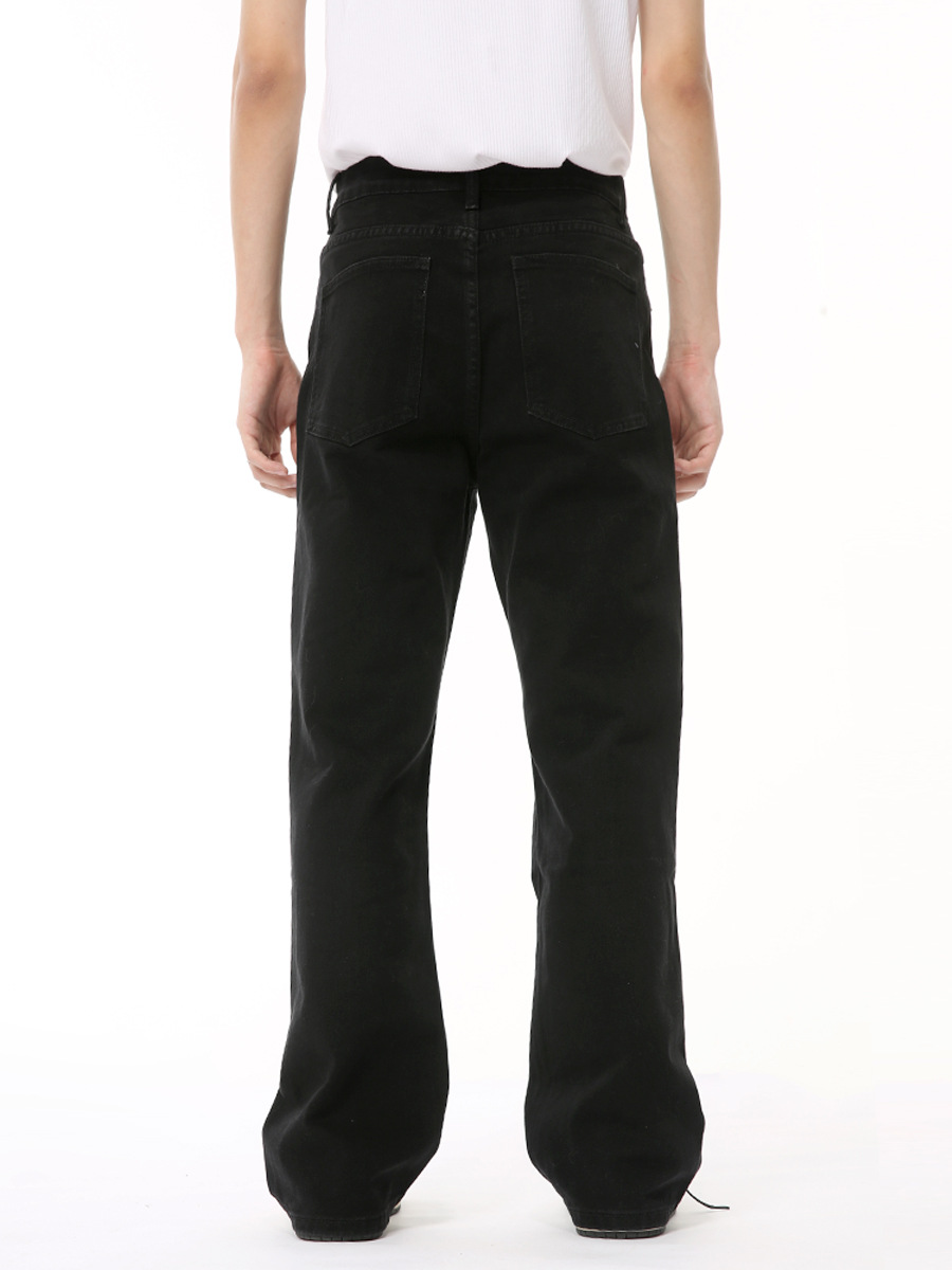 MTLCLOTHES Hombres| 2024 verano nuevos productos High Street empalme multi-cremallera pantalones delgados jeans