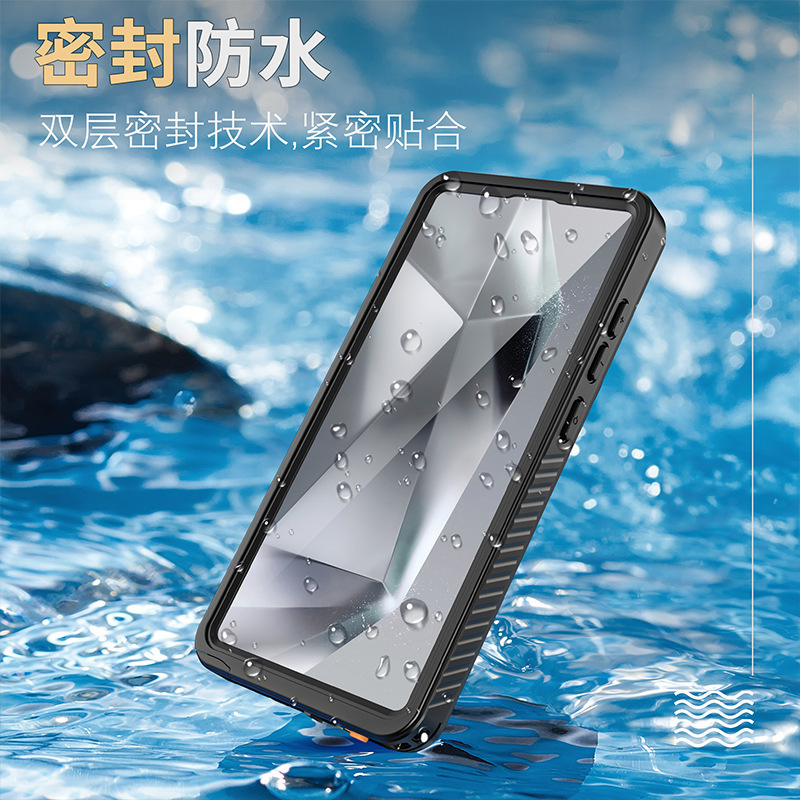 Fm Magnetic Waterproof Case Suitable for Galaxy Samsung S25Ultra Sealed Diving Anti-Fall Outdoor Sports Hard Case Fm Magnetic Waterproof Case Suitable for Galaxy Samsung S25Ultra Sealed Diving Anti-Fall Outdoor Sports Hard Case