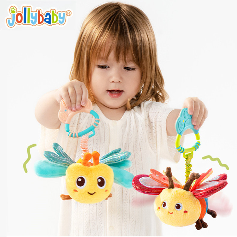 Jollybaby Insectos Fly Baby Calming Muñeca Baby Carriage Colgante Cama de juguetes de peluche 0 - 1