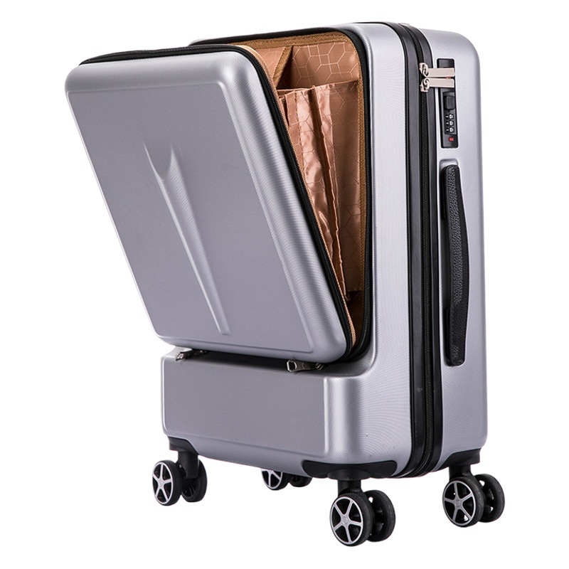 Maleta de gran capacidad de la frente-abertura de las mujeres, caja universal de la carretilla de la contraseña de la rueda