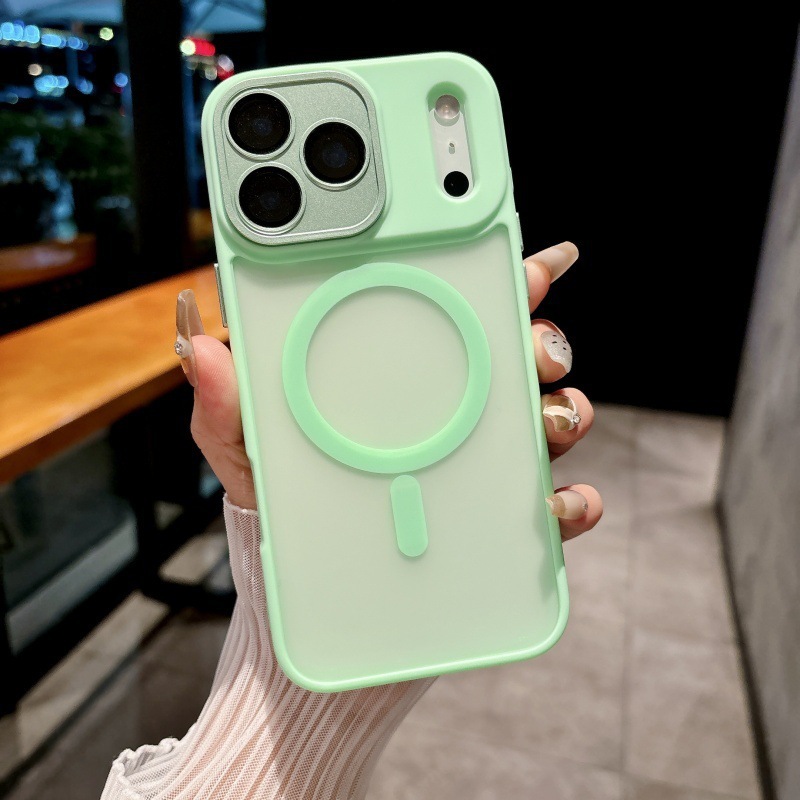适用iPhone17PROMAX跨境专供雅盾肤感磁吸手机壳苹果16全包镜头膜|undefined