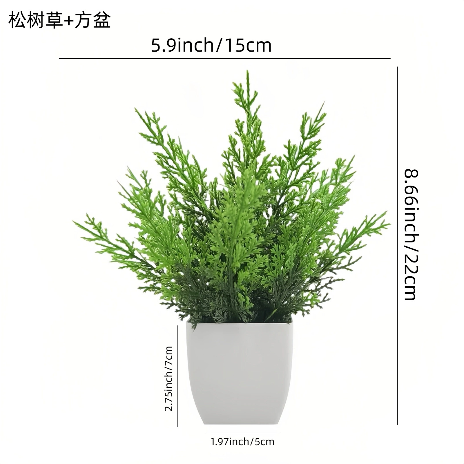 Venta al por mayor transfronteriza de Amazon: Juego de 10 mini plantas artificiales en maceta para decoración del hogar, eucalipto, lavanda, bonsái image 6
