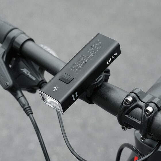 Yislano Bike Light Mountain Bike Road Car Front Light Waterproof Aluminum Alloy USB Charging Highlight Riding Light