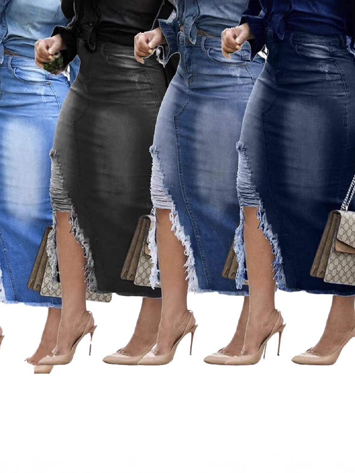 denim skirt