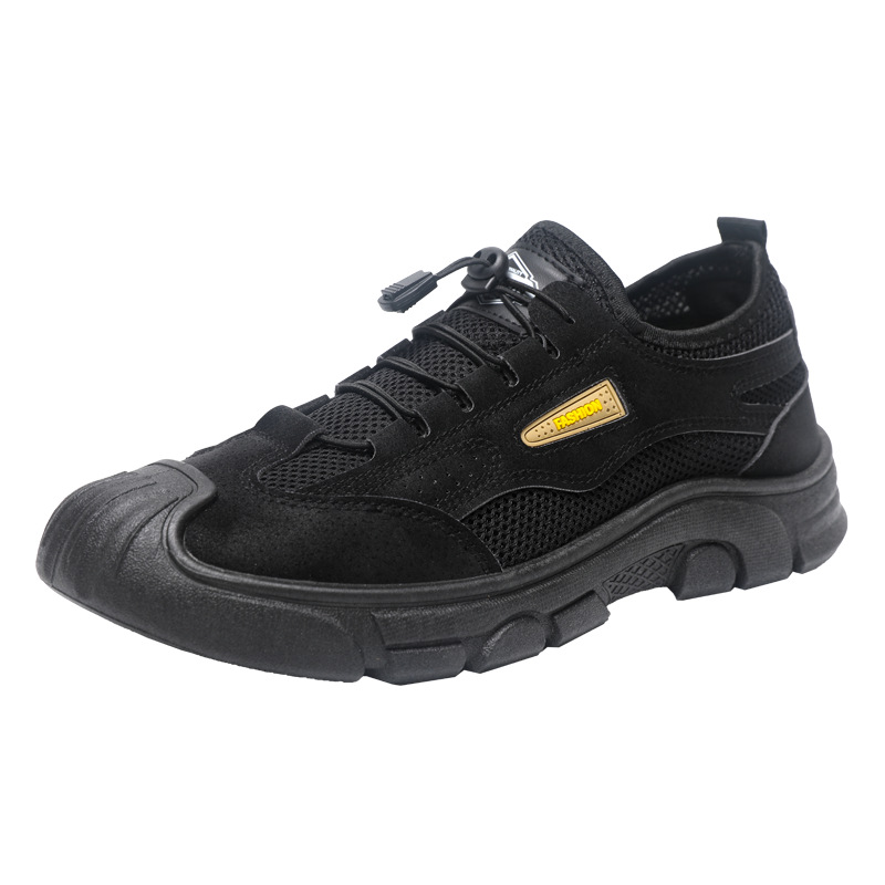 Zapatos de montaña para hombres de verano nuevos zapatos deportivos de hombre transpirables y cómodos, zapatos de malla ligeros para hombres, zapatos casuales al aire libre