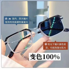 変色防止紫外線防止ブルーライト保護眼抗疲労平光メガネ男ファッショントレンド保護眼近視鏡