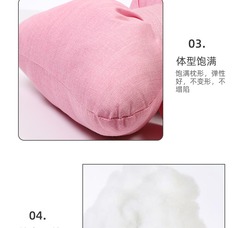 Bow Ribbon Car Headrest Neck Pillow Creative Cotton and Linen Breathable Comfortable Car Headrest Goddess Auto Supplies